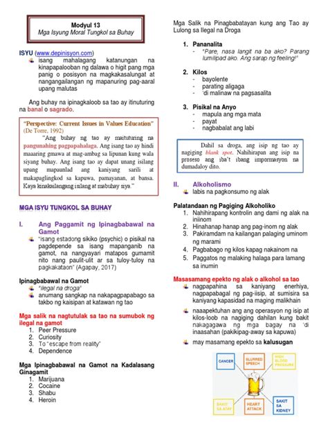 modyul 13 esp grade 10|Modyul 13 .